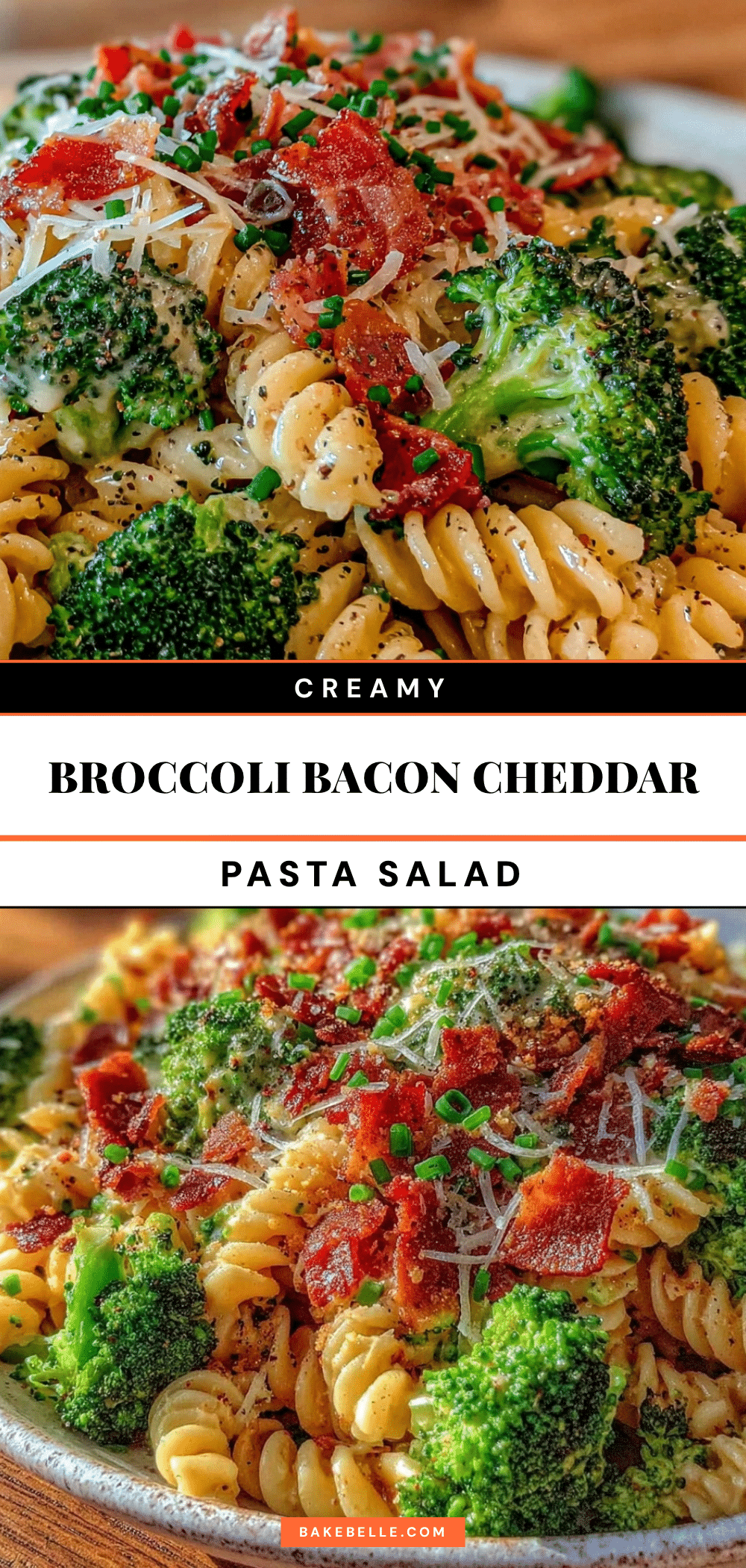 broccoli bacon cheddar pasta salad recipe