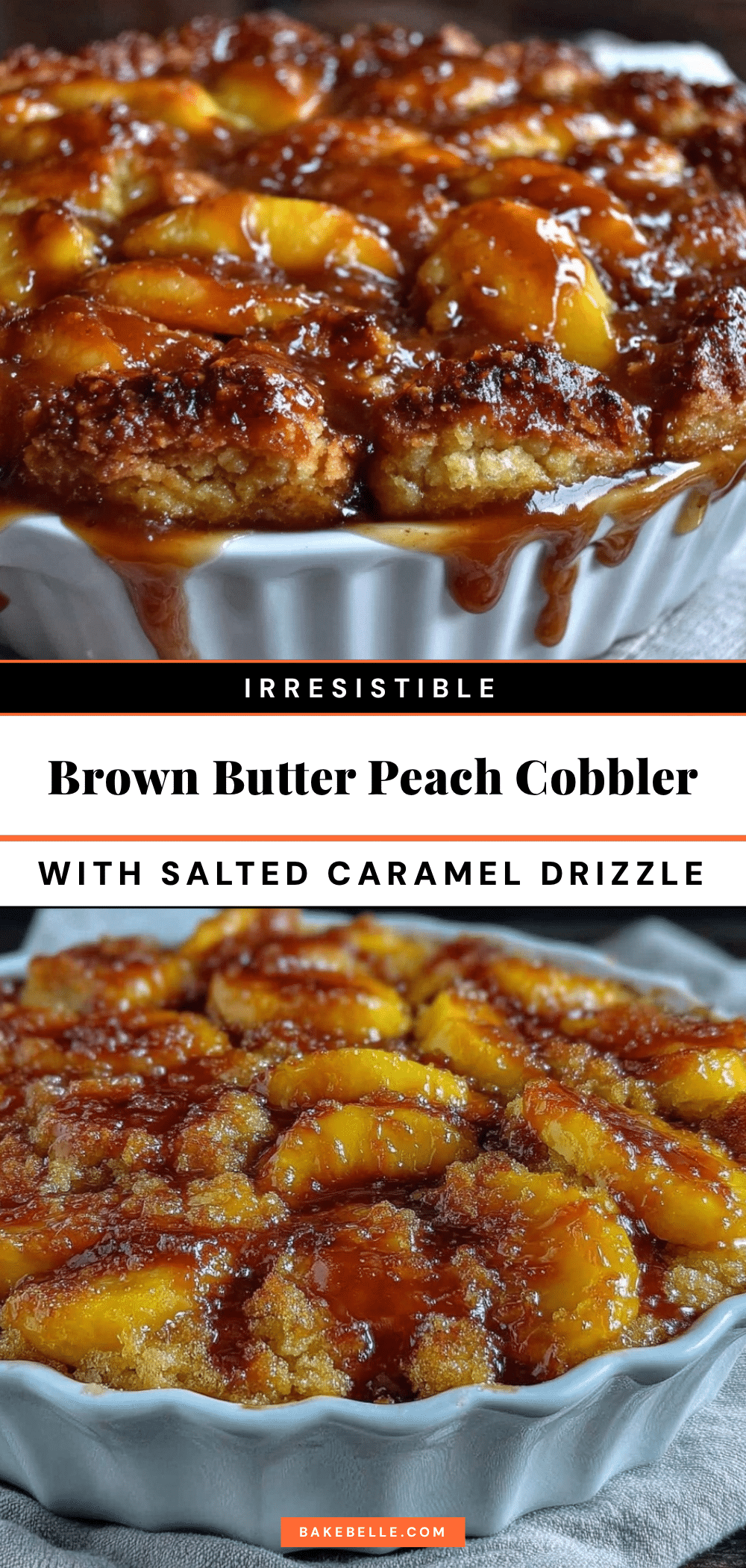 brown butter peach cobbler recipe