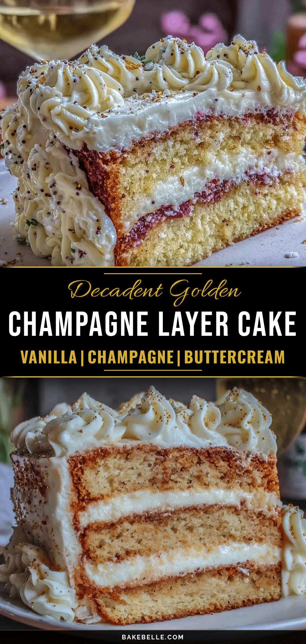 champagne layer cake recipe