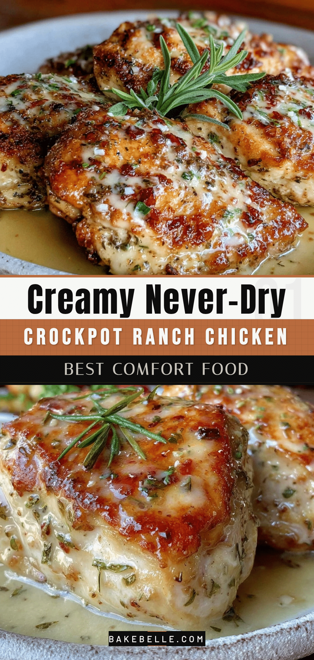 creamy crockpot ranch chicken recipe