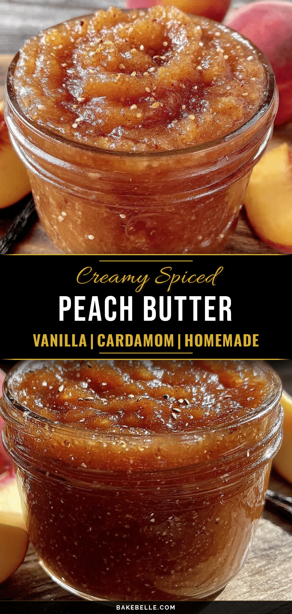creamy spiced peach butter recipe