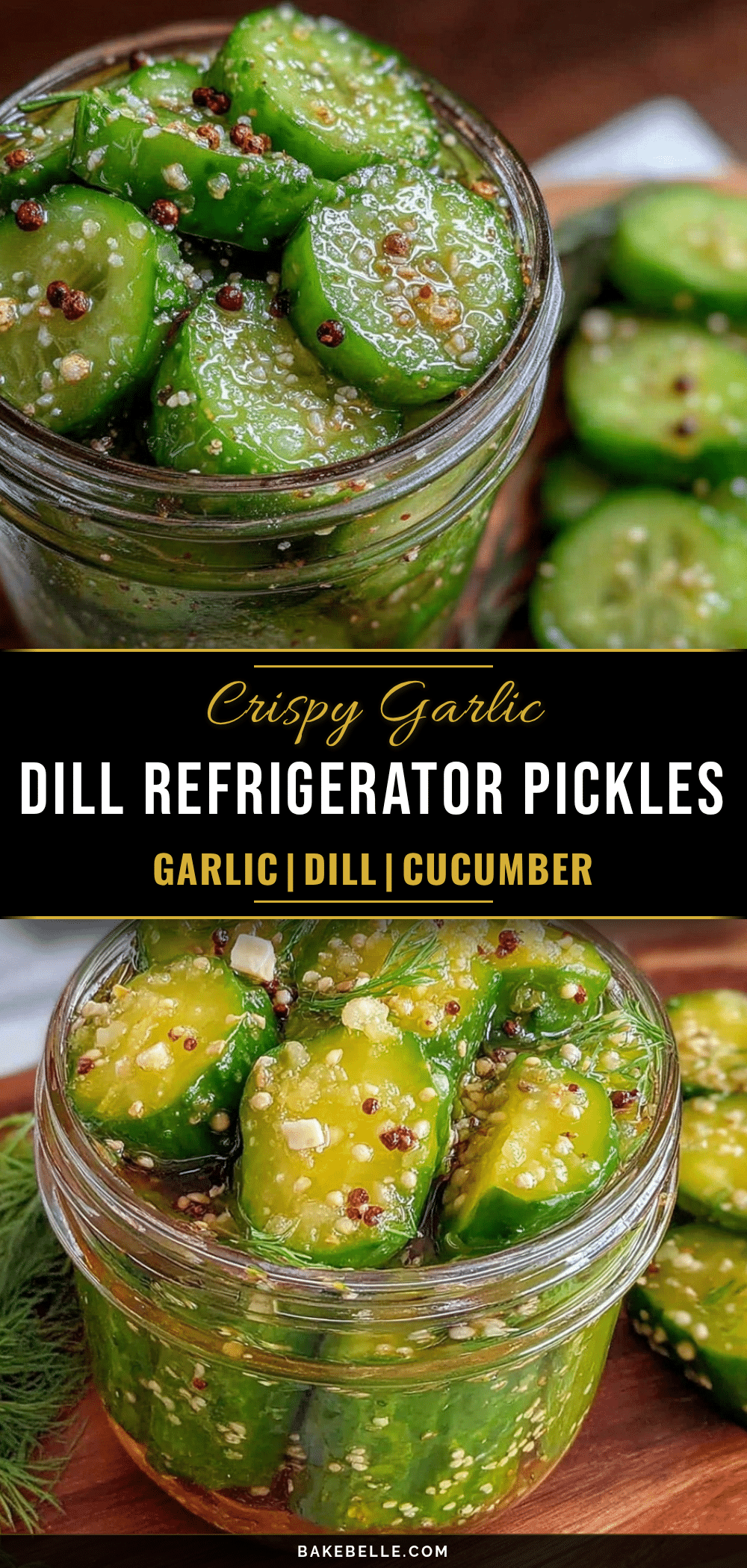 crispy dill refrigerator pickles recipe