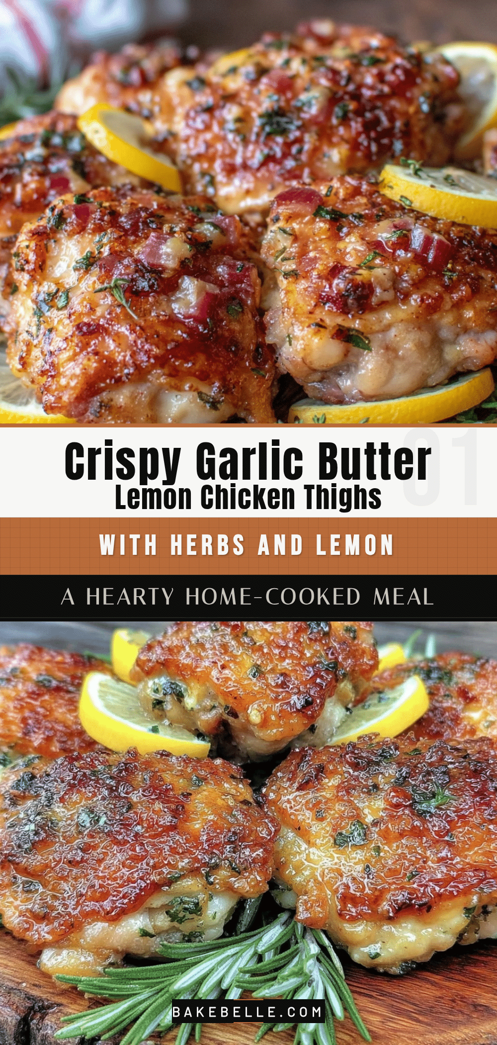 crispy garlic butter baked chicken thighs recipe