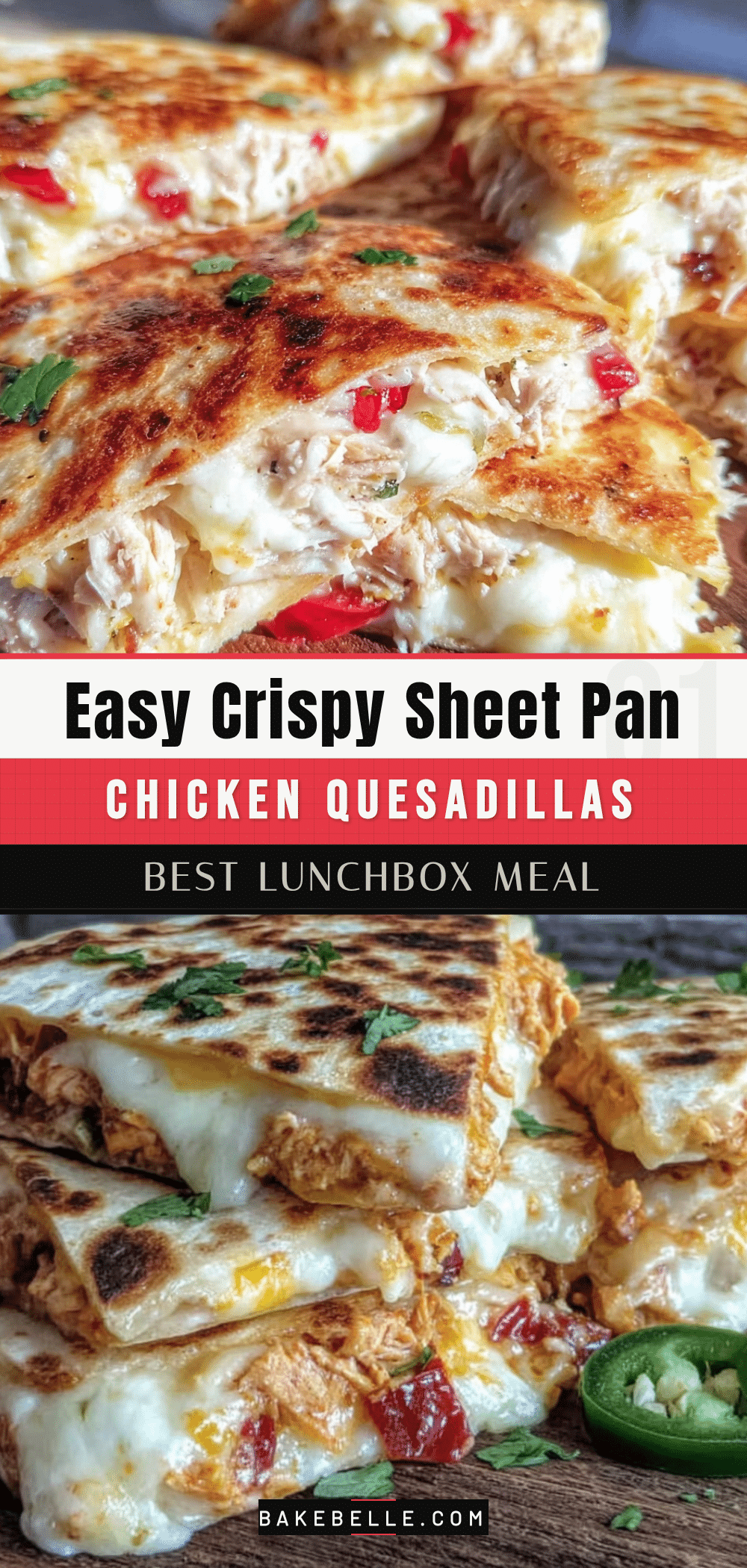 easy crispy sheet pan chicken quesadillas recipe