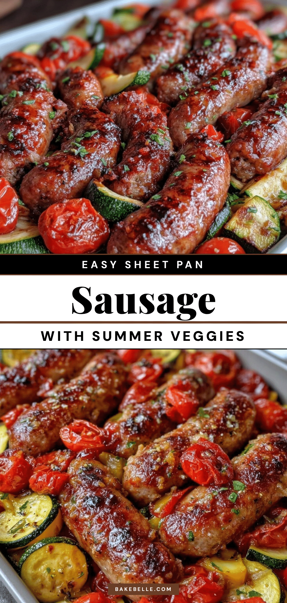 easy lazy weeknight sheet pan sausage recipe