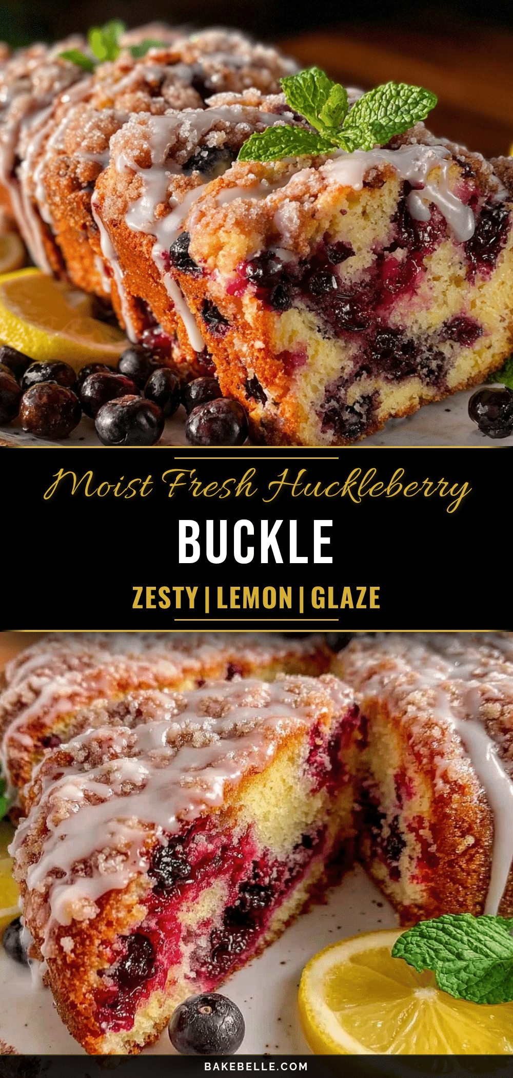 fresh huckleberry buckle coffee cake recipe