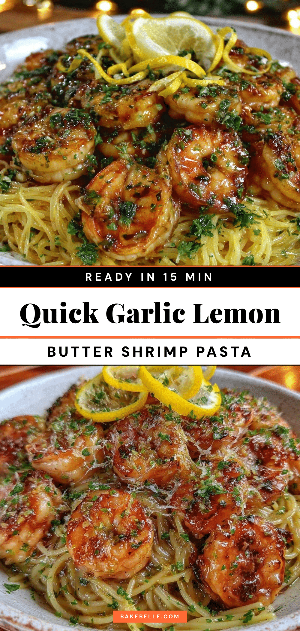 garlic lemon butter shrimp pasta recipe