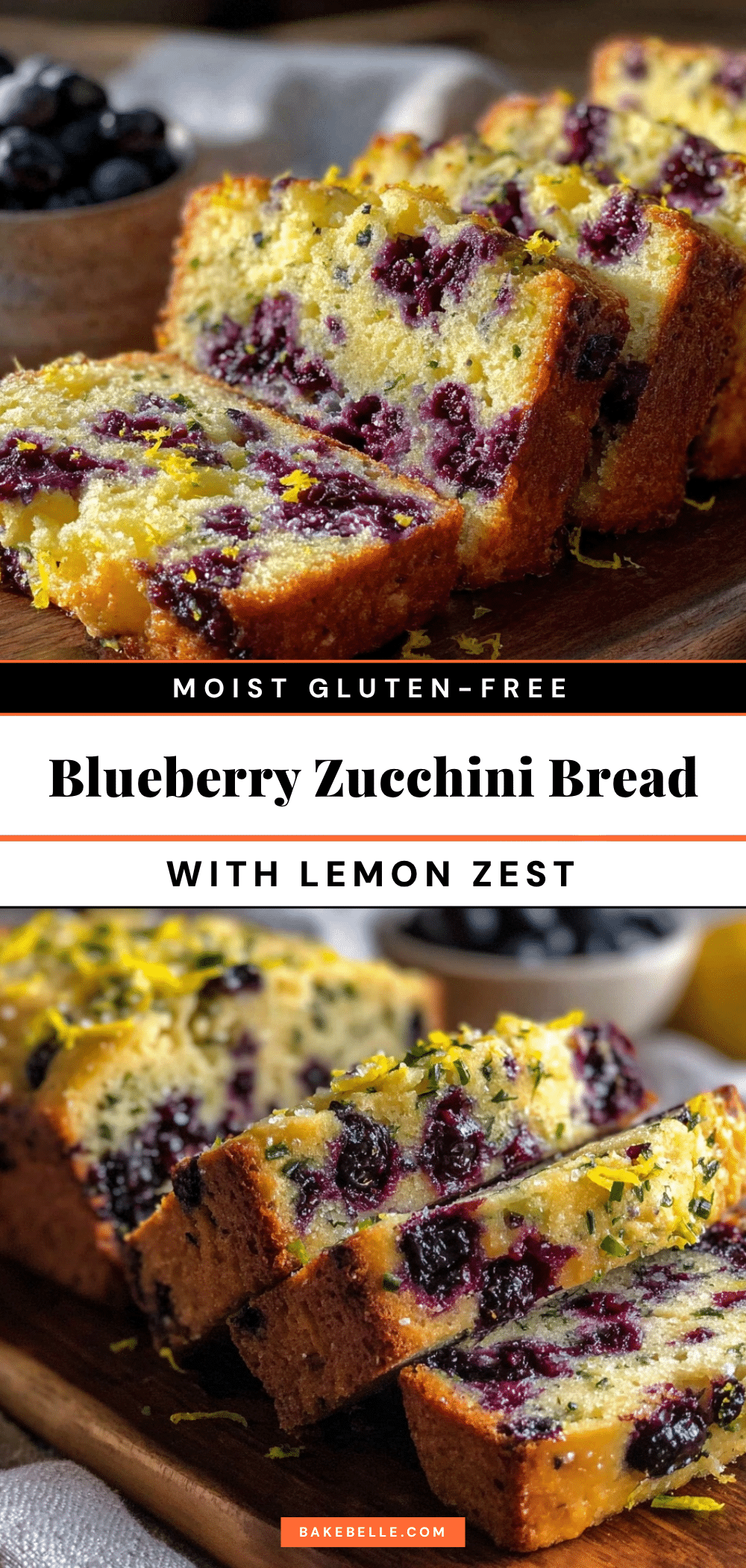 gluten-free blueberry zucchini bread recipe