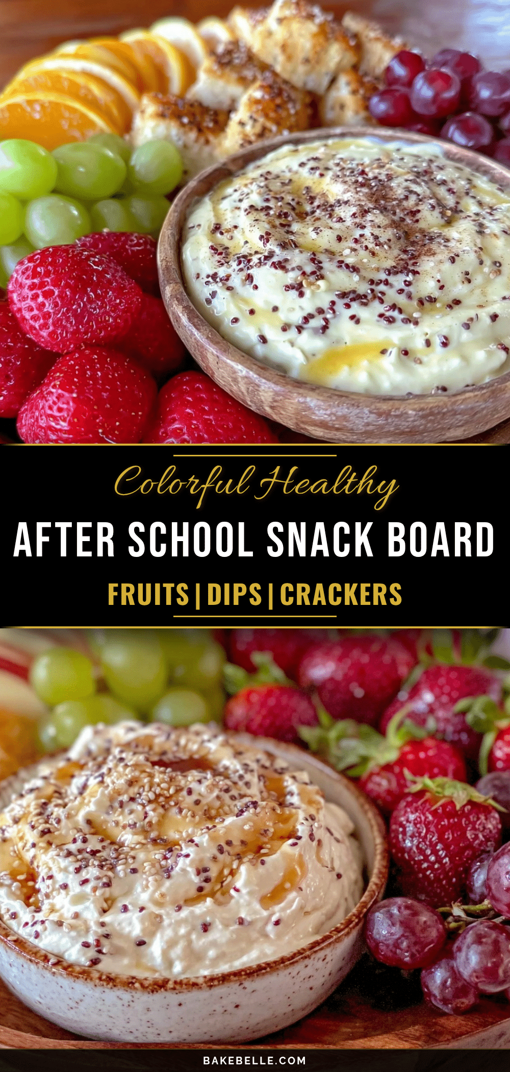 Healthy After School Snack Grazing Board recipe