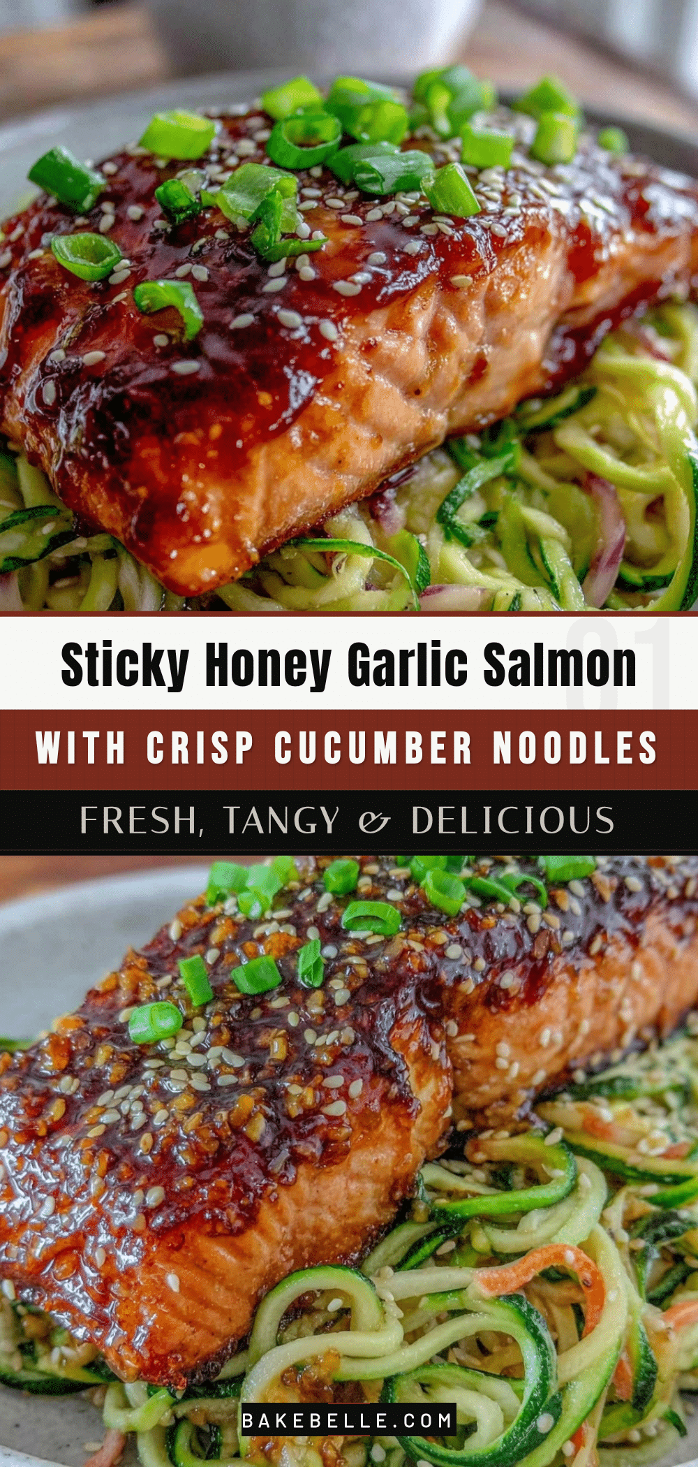 honey garlic glazed salmon recipe