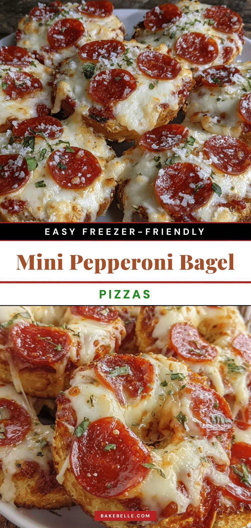 mini bagel pizzas recipe