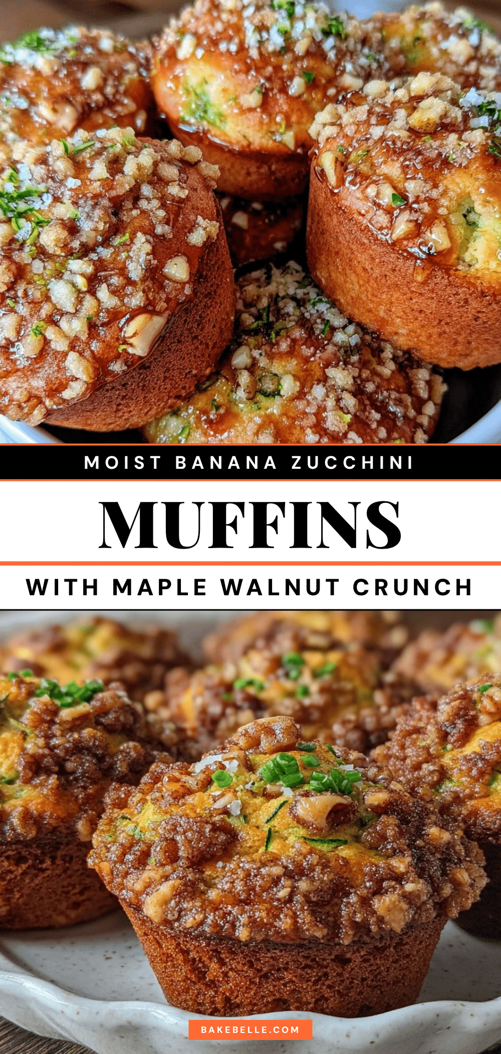 moist banana zucchini muffins recipe