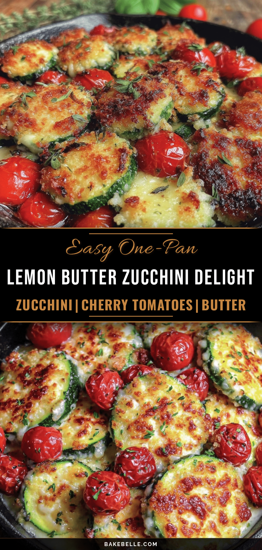 one-pan lemon butter zucchini recipe