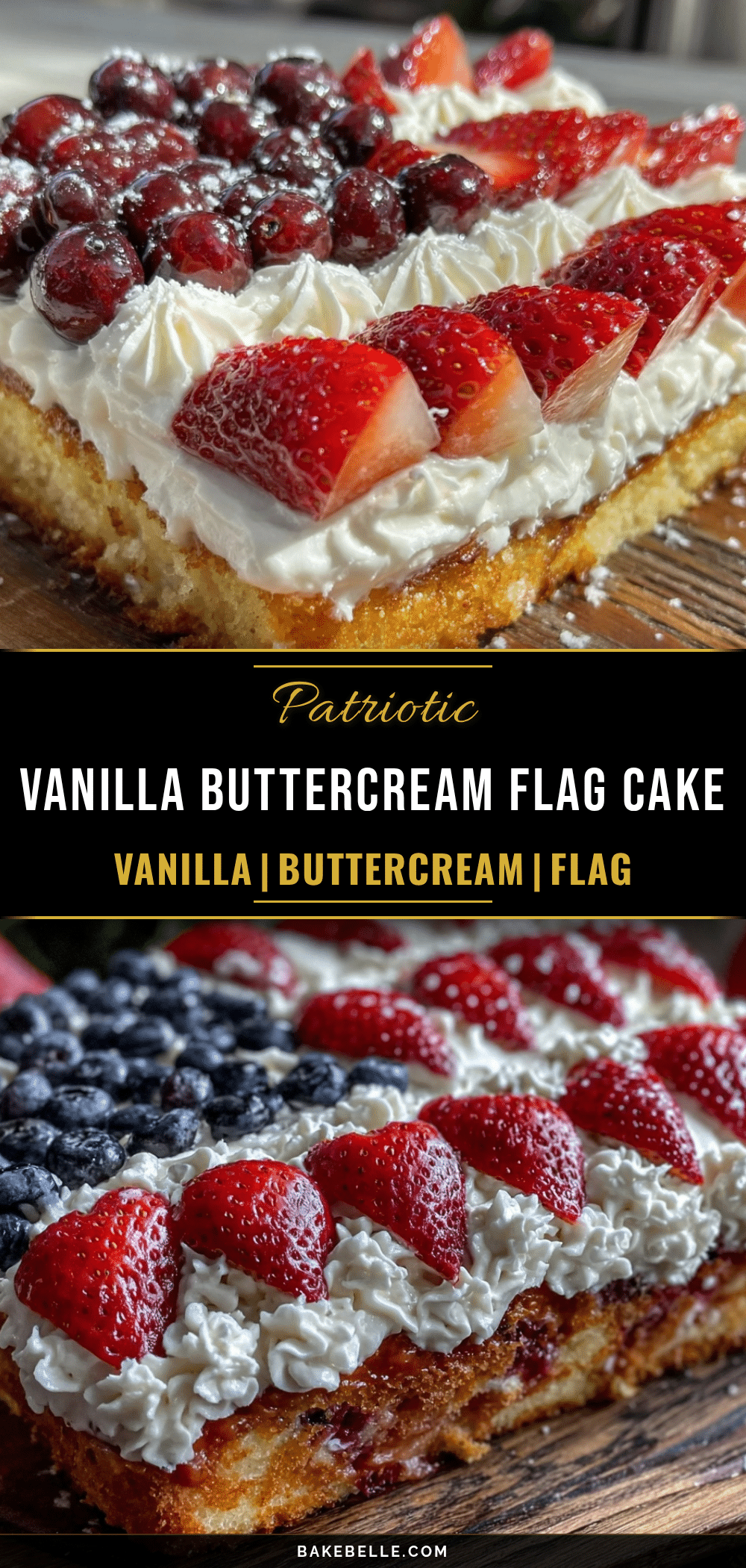 perfect american flag sheet cake recipe