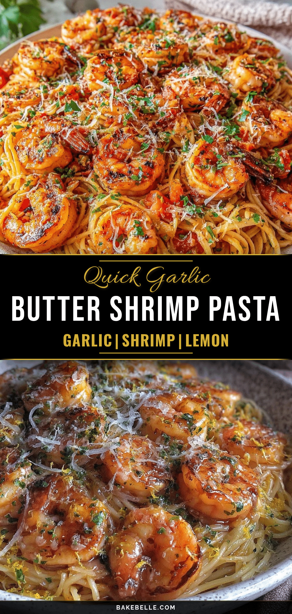 quick garlic butter shrimp pasta recipe