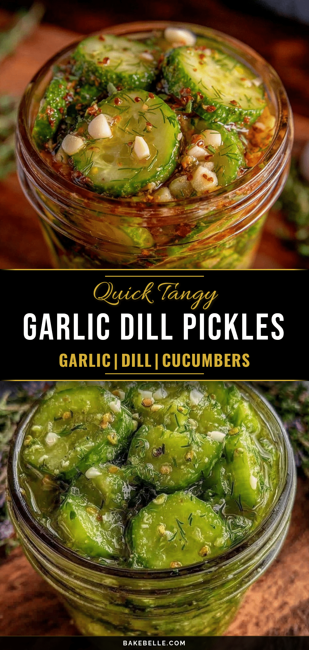 quick garlic dill refrigerator pickles recipe