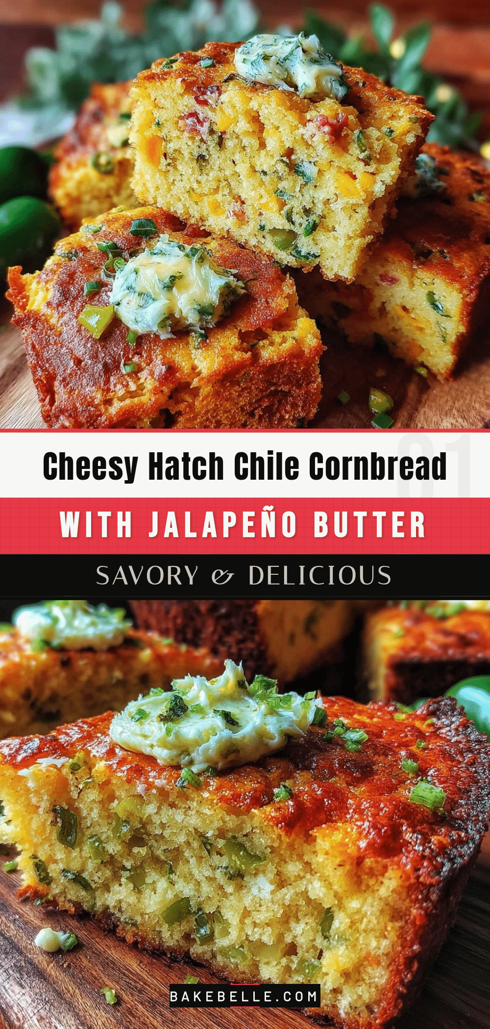 roasted hatch green chile cornbread recipe