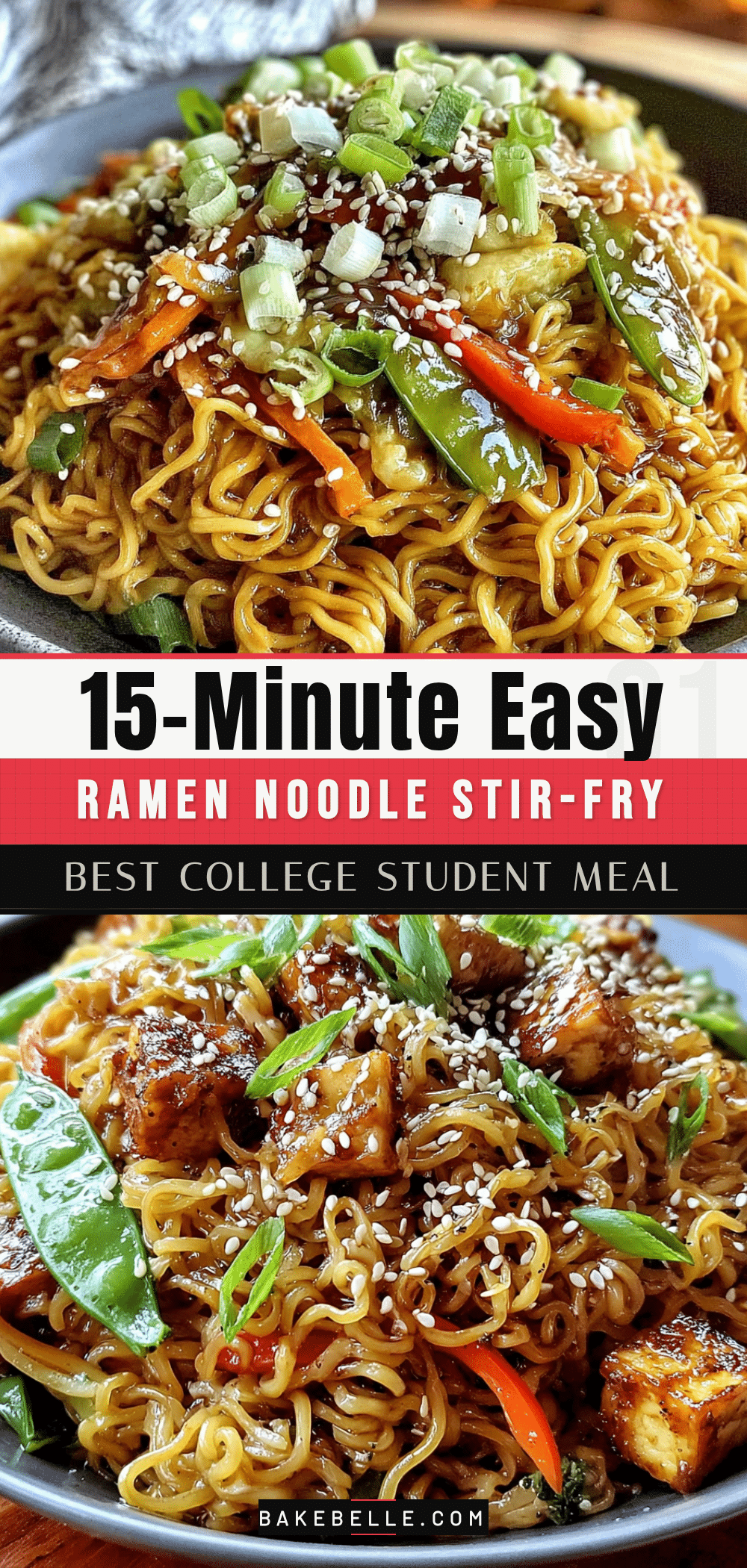 15-minute ramen noodle stir-fry recipe