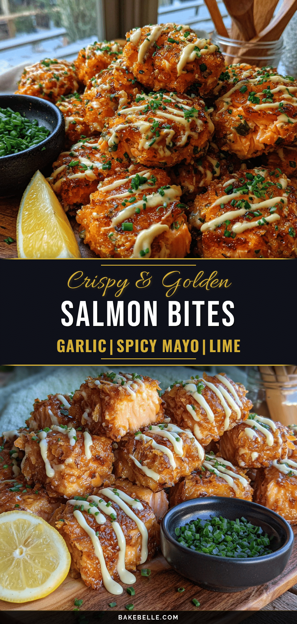 air fryer salmon bites with spicy mayo recipe