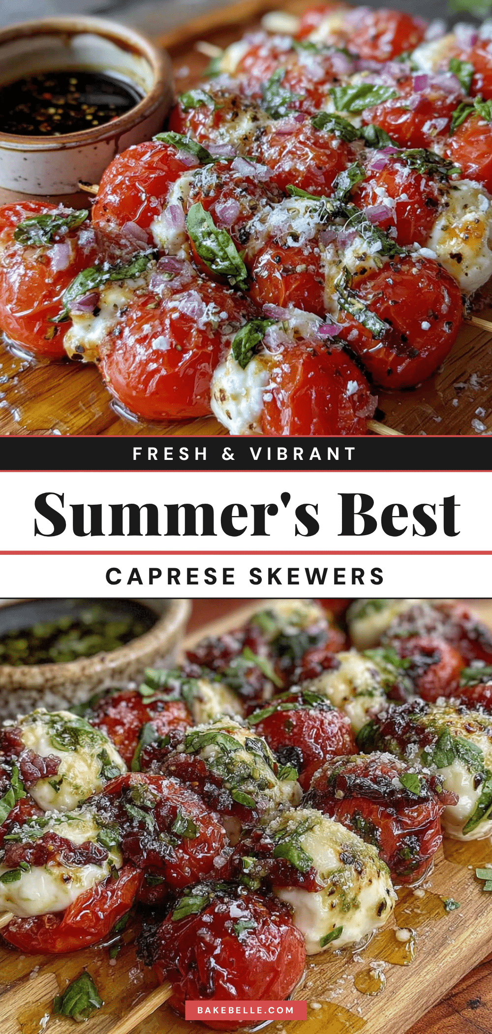 Cherry tomato burrata caprese skewers recipe