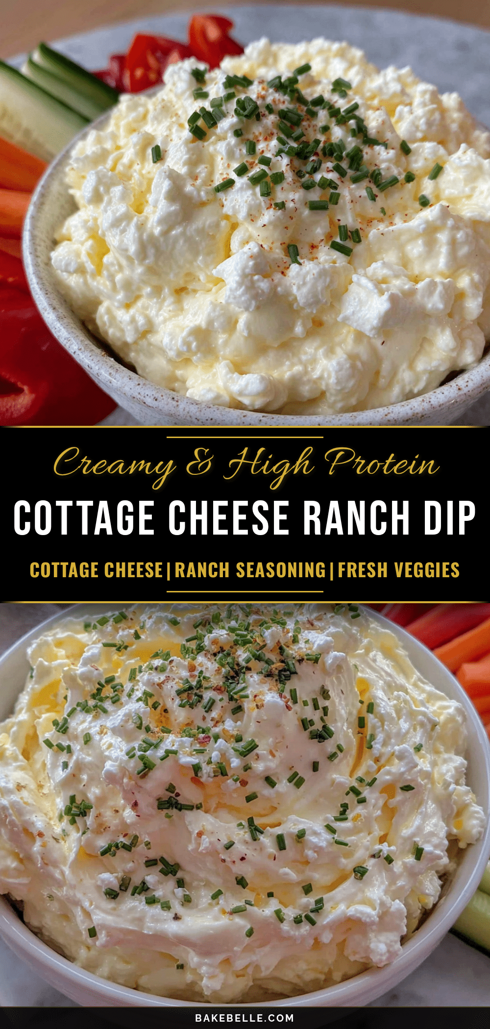 cottage cheese ranch dip recipe
