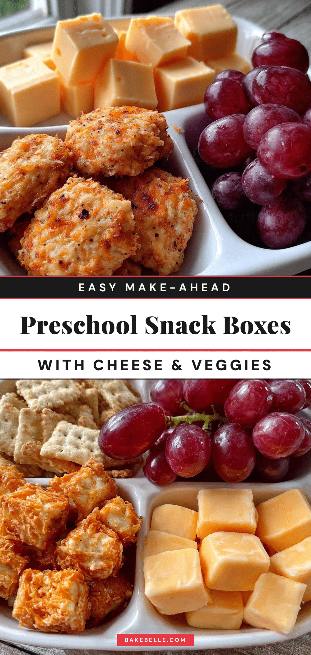 easy make-ahead preschool snack boxes with cheese cubes recipe