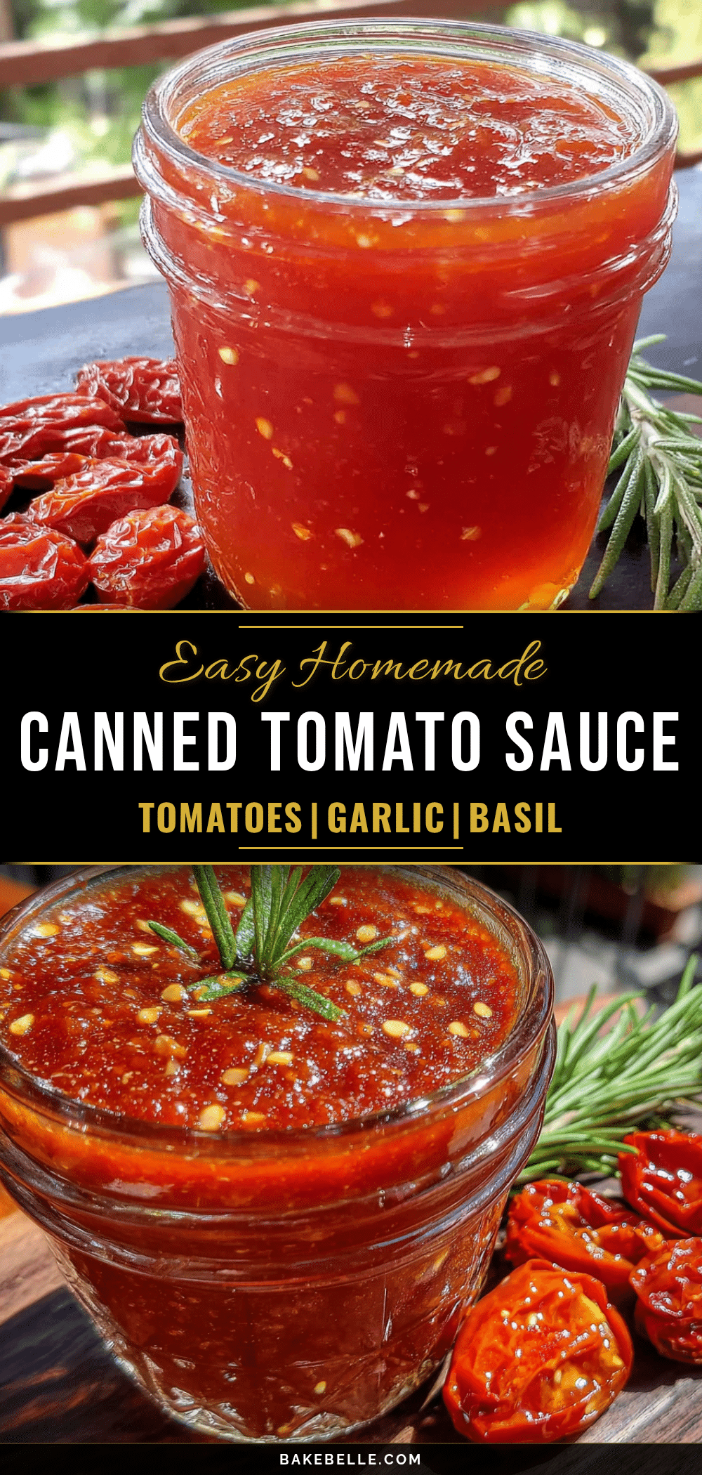 easy small-batch canned tomato sauce recipe