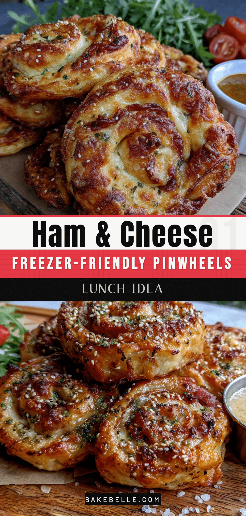ham and cheese pinwheels recipe