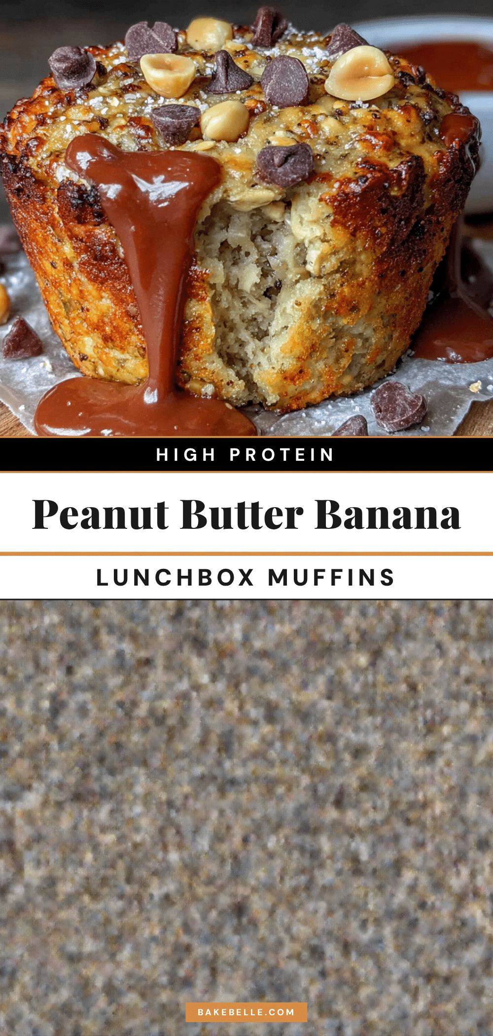 healthy high-protein peanut butter banana muffins recipe