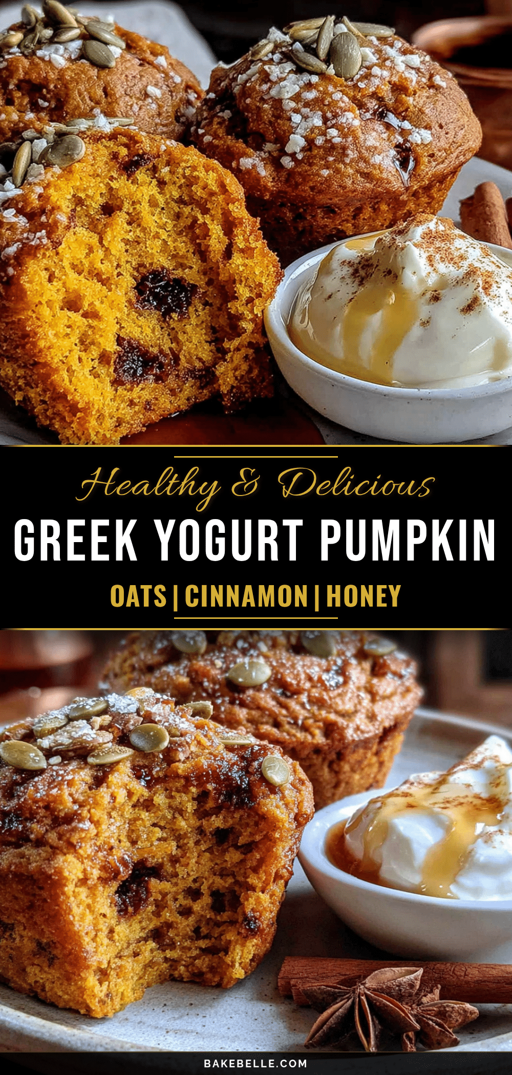 healthy pumpkin greek yogurt muffins recipe