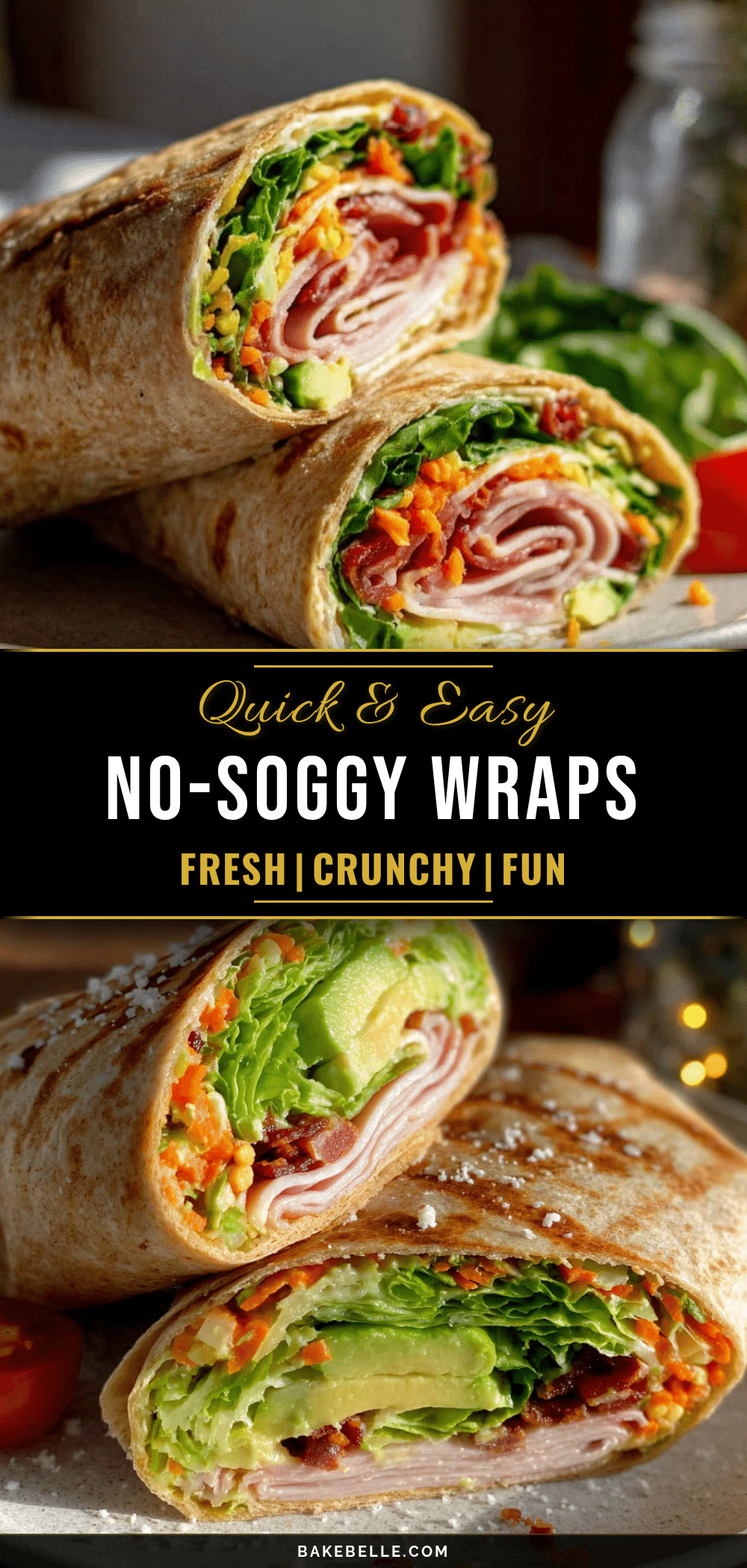 no-soggy bread school sandwich wraps recipe