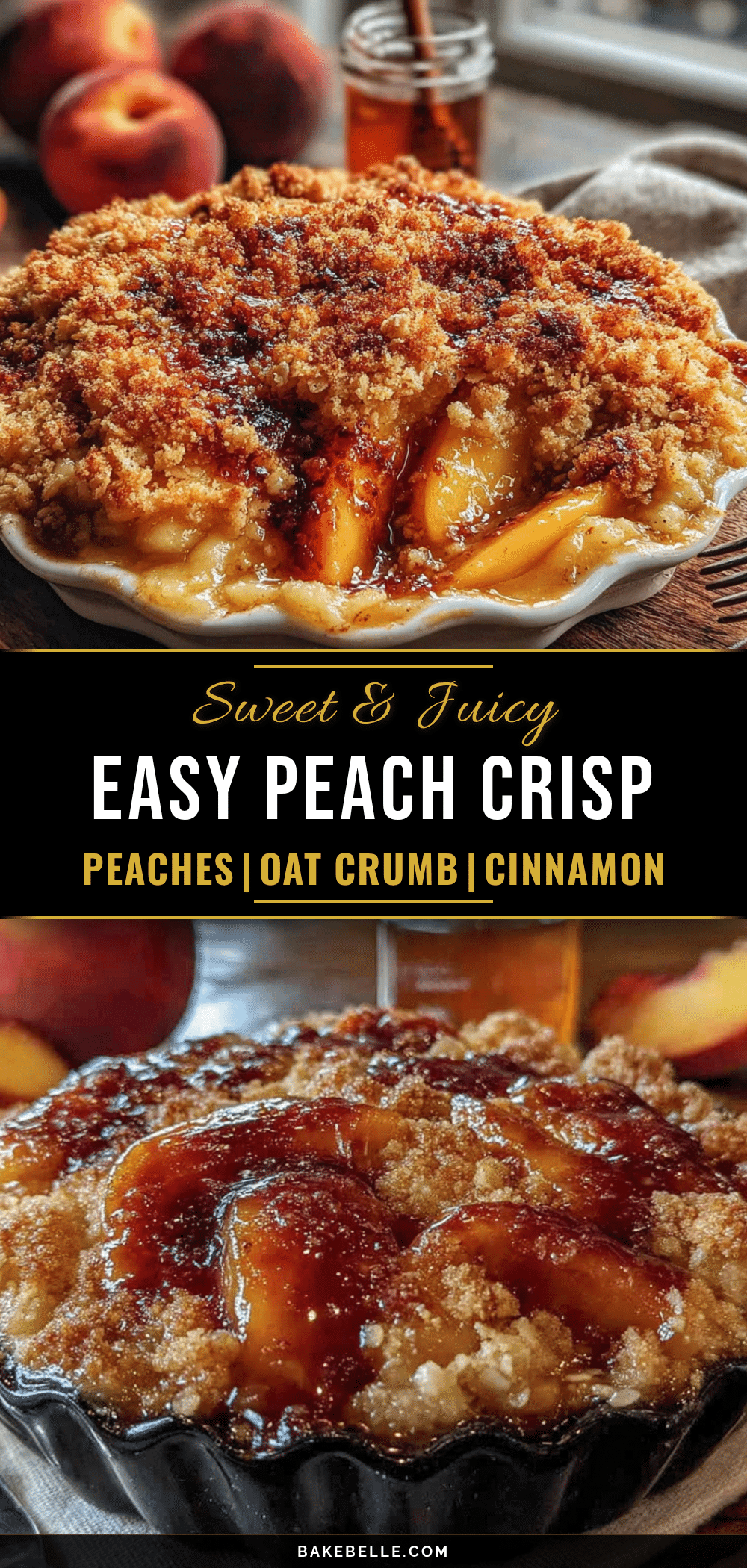 peach crisp for two recipe