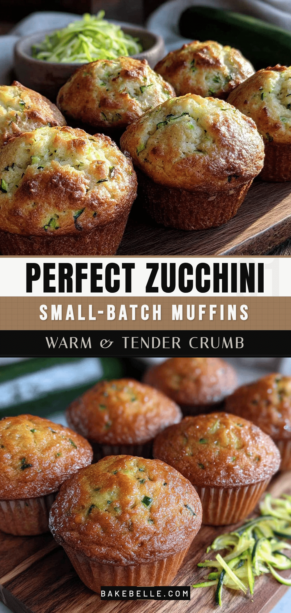 small-batch zucchini muffins recipe