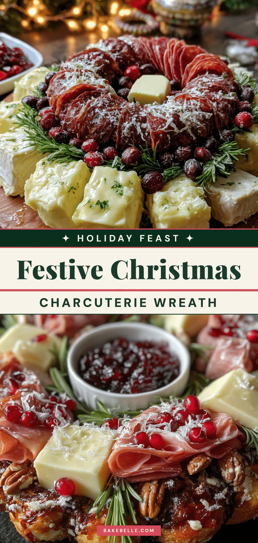 christmas charcuterie wreath board recipe
