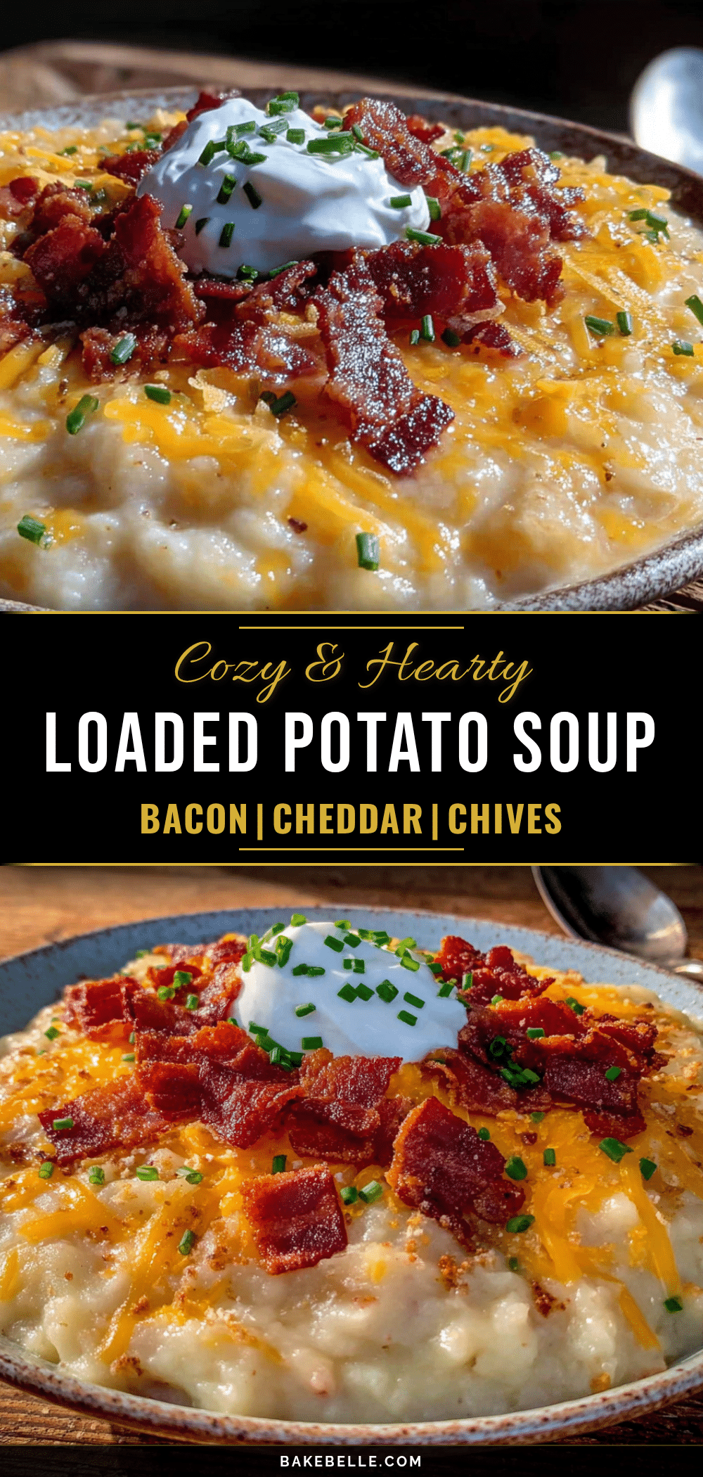 cozy crockpot loaded baked potato soup recipe