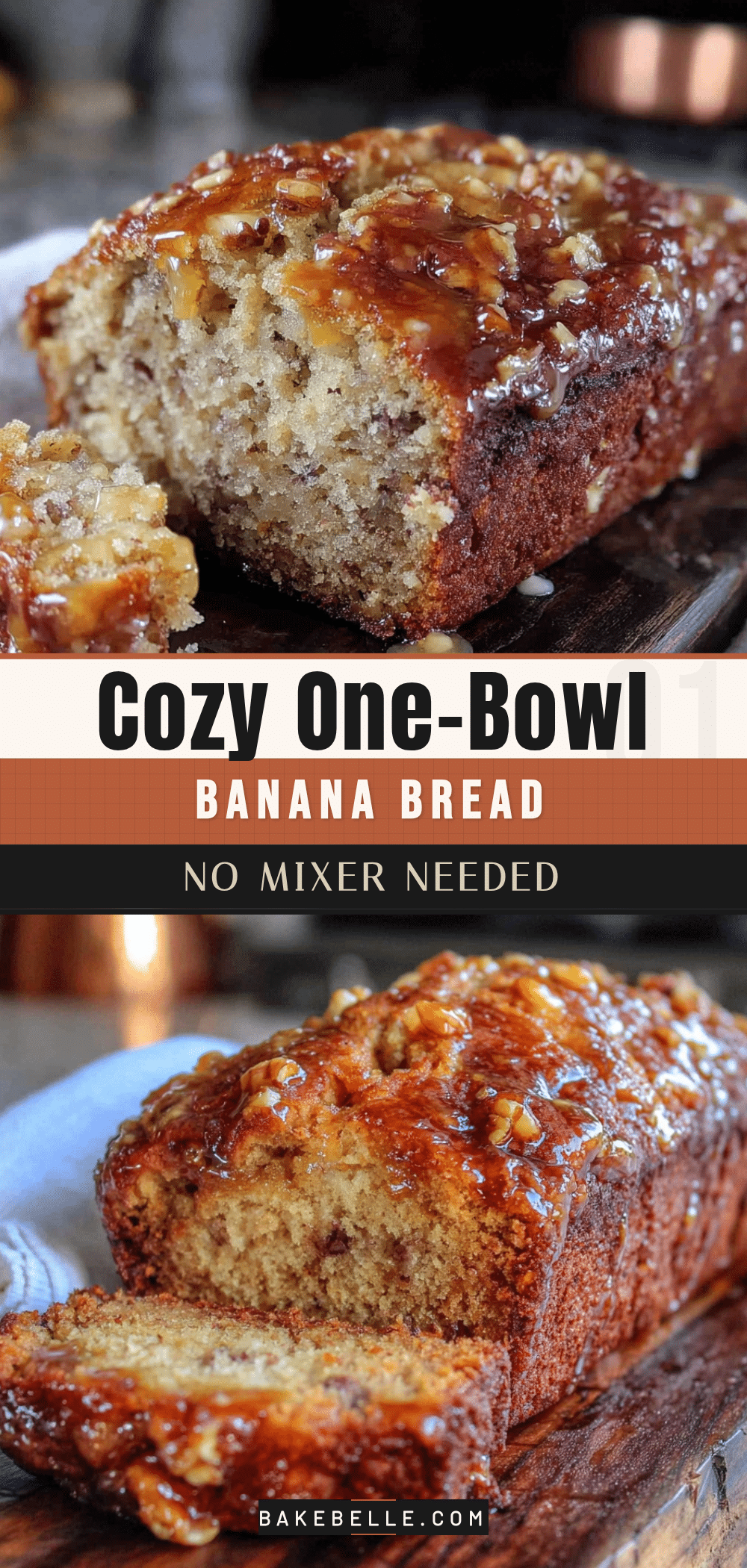 cozy one-bowl banana bread recipe