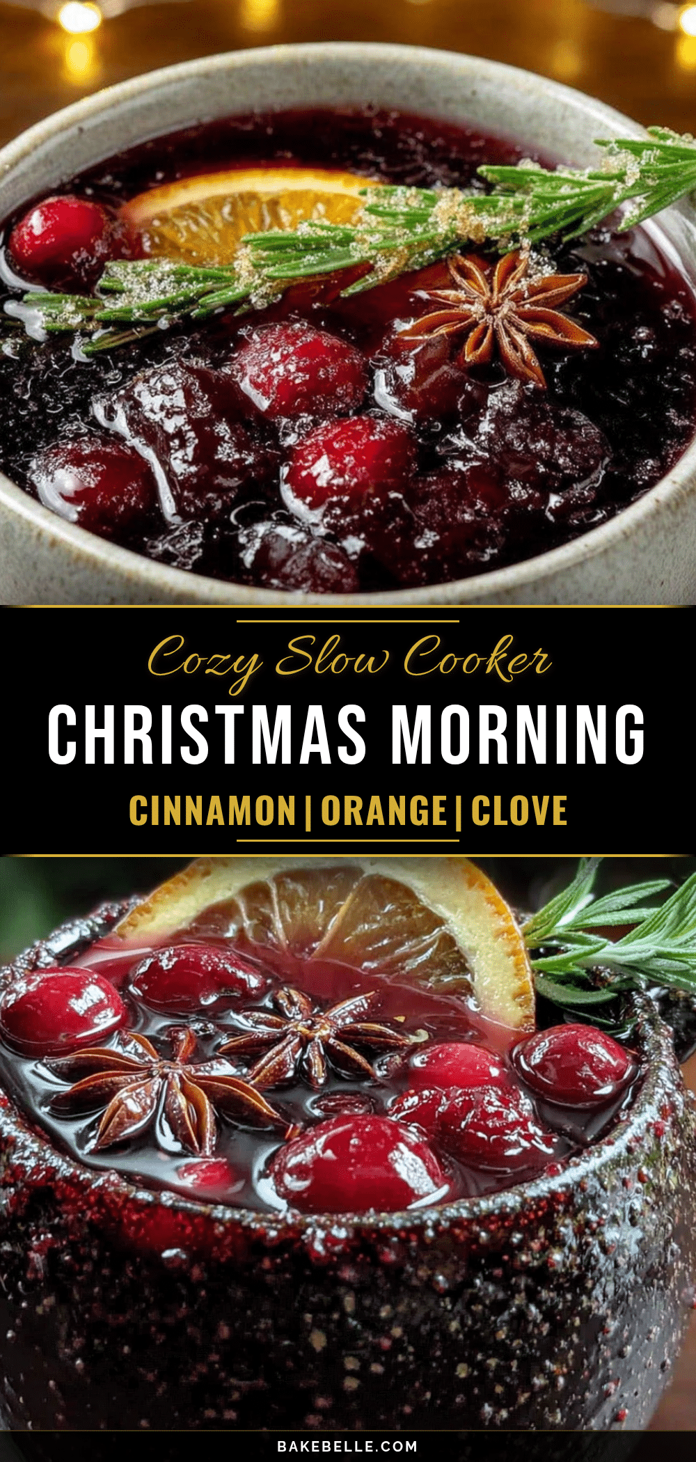 cozy slow cooker Christmas morning wassail recipe