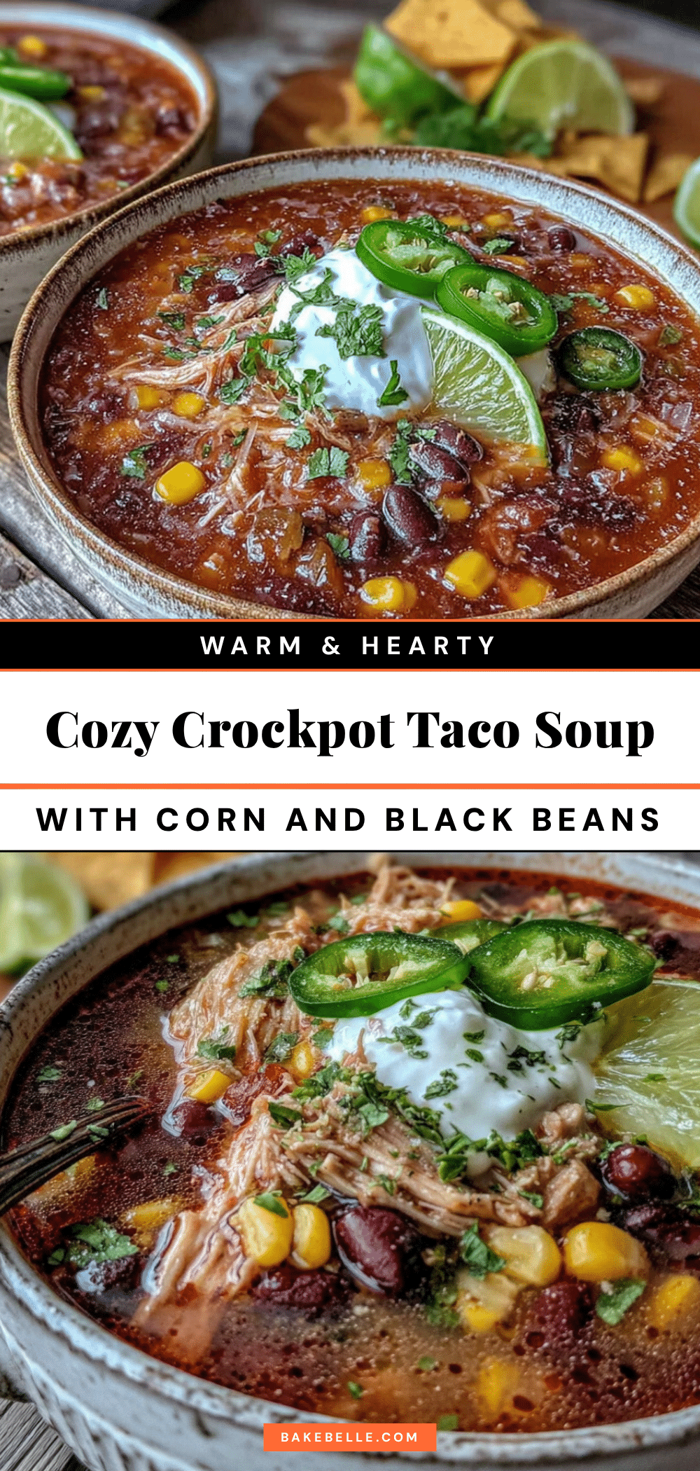 crockpot taco soup recipe