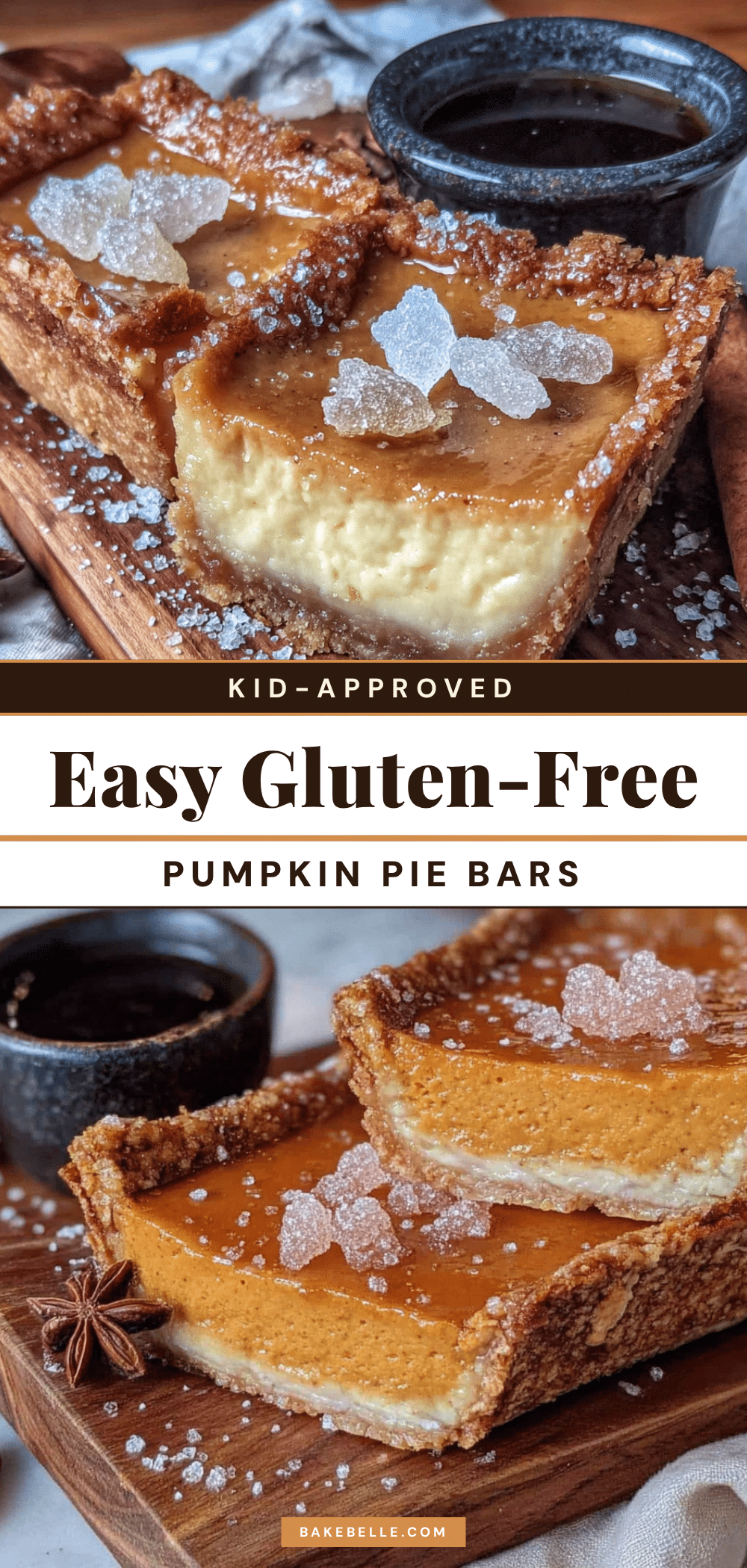 gluten-free pumpkin pie bars recipe
