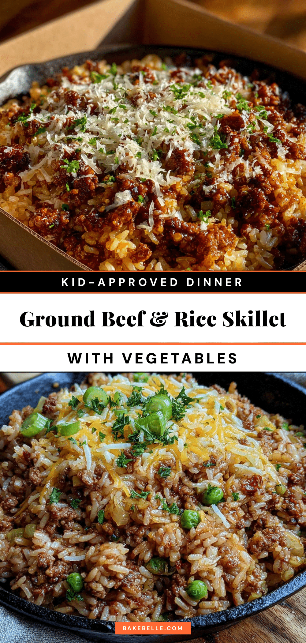 ground beef and rice skillet recipe