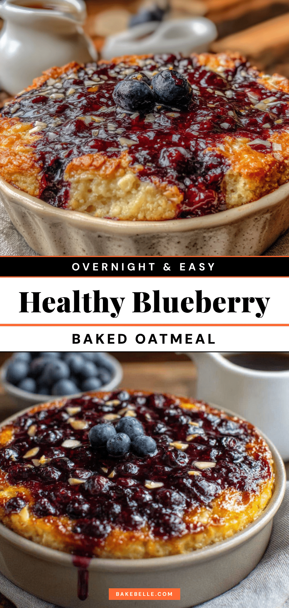 healthy blueberry baked oatmeal recipe