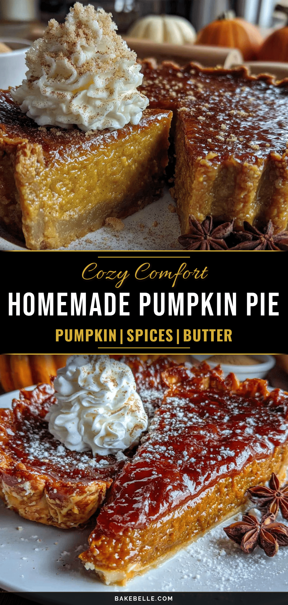 homemade pumpkin pie from scratch recipe