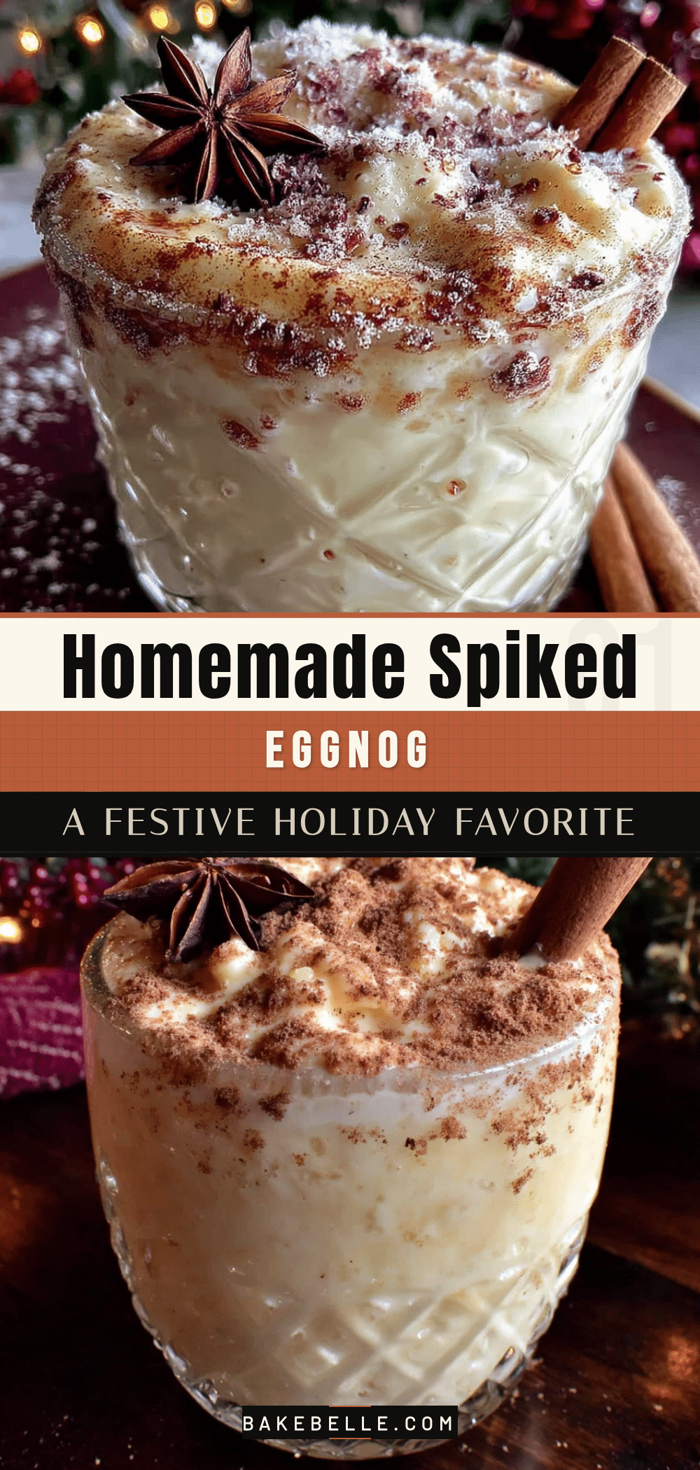 Homemade spiked eggnog recipe