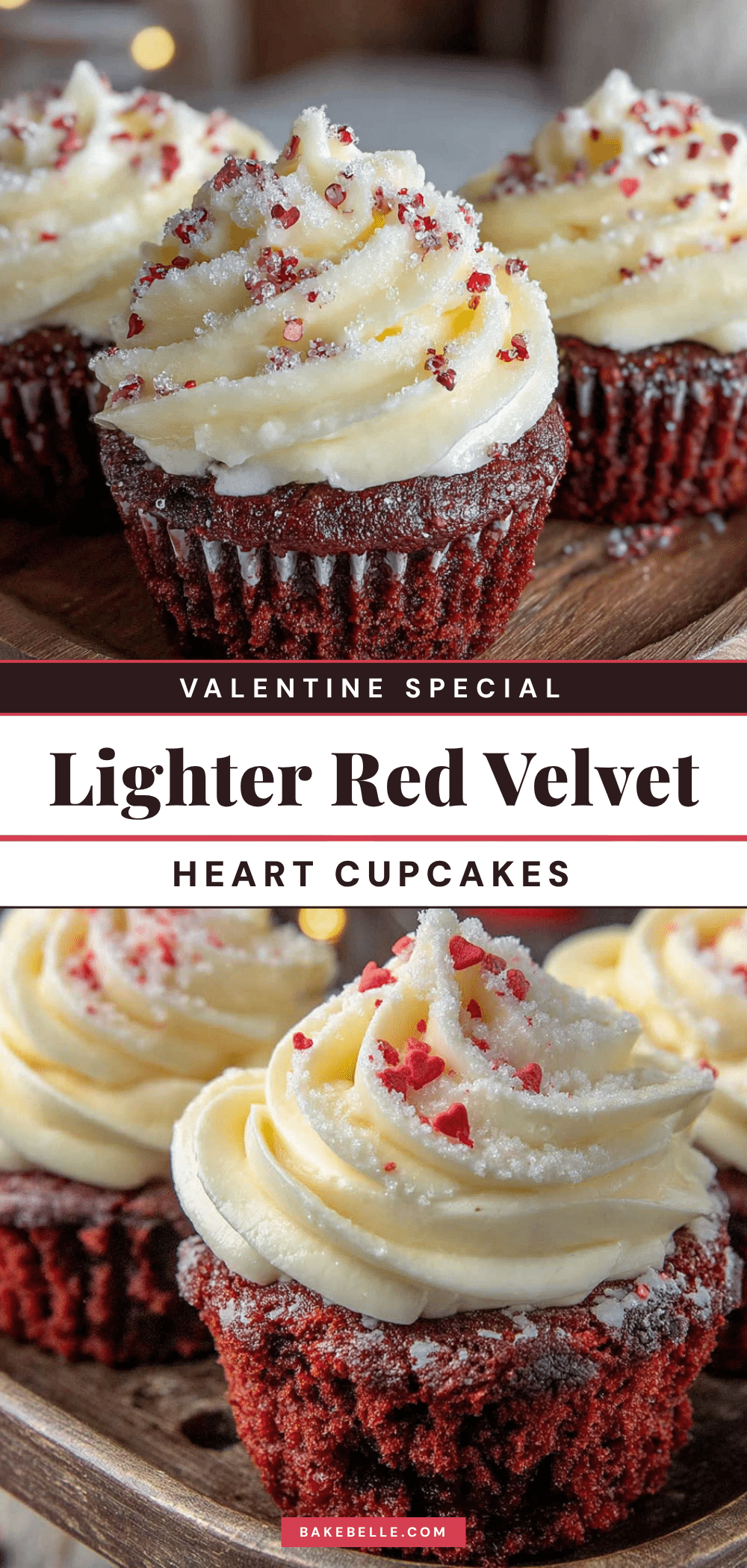 lighter red velvet heart cupcakes recipe