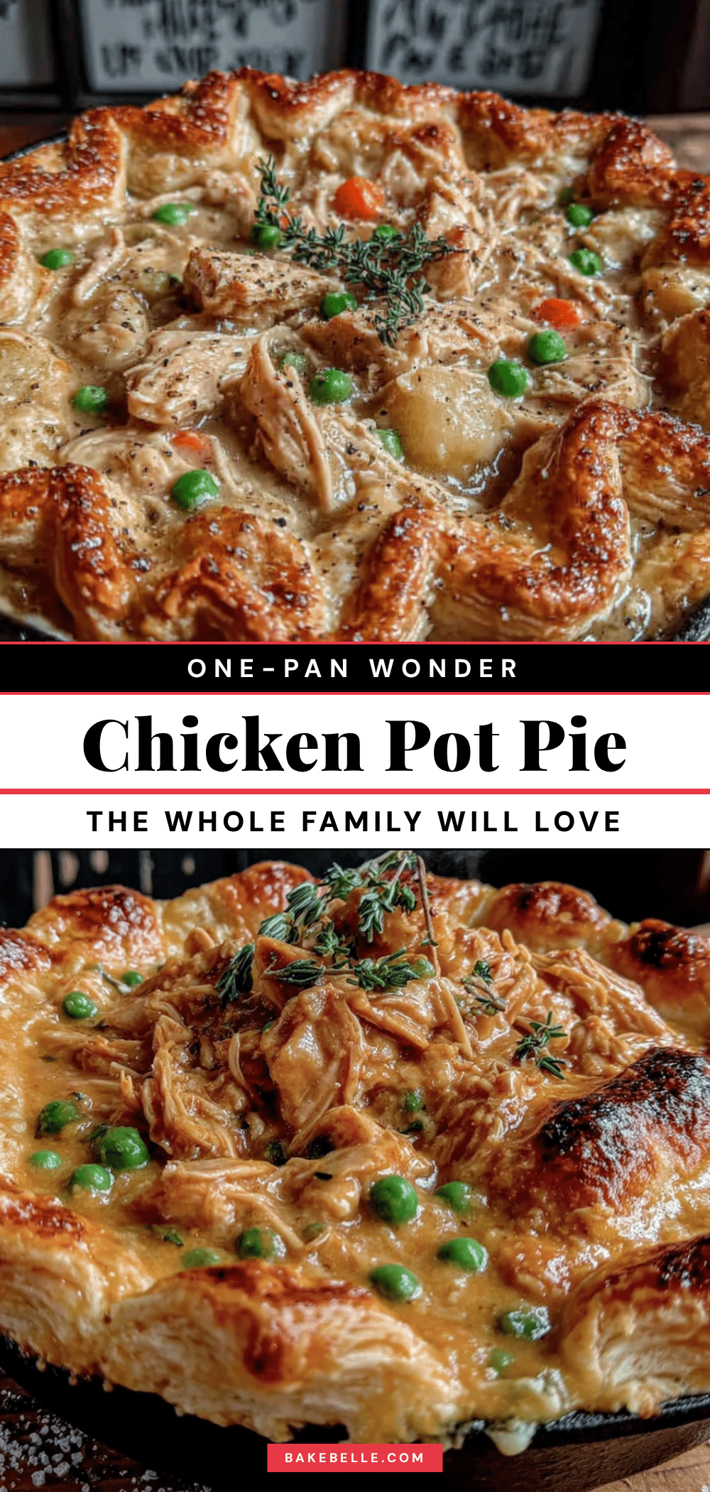 one pan chicken pot pie recipe