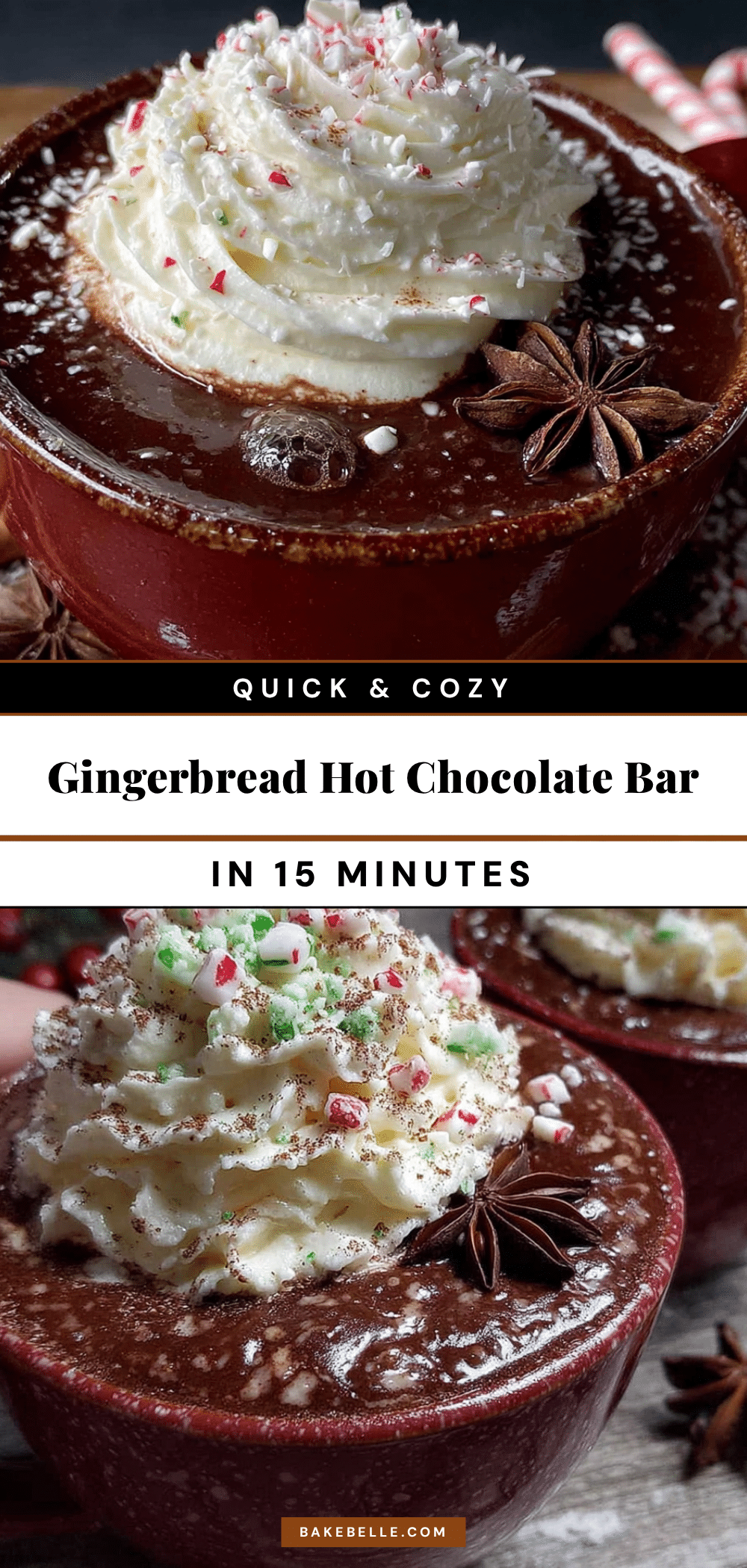 quick gingerbread hot chocolate bar recipe