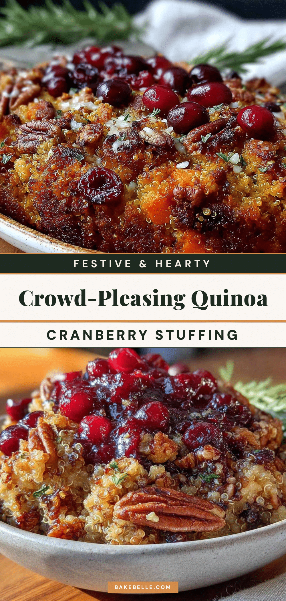 quinoa cranberry stuffing recipe