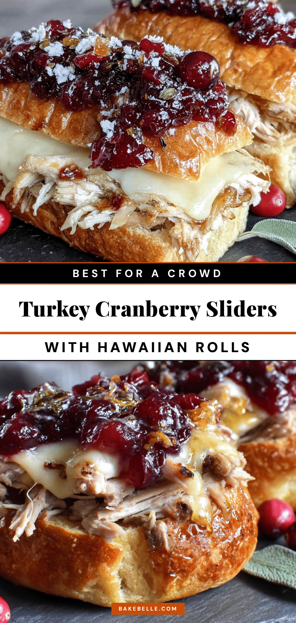turkey cranberry sliders recipe